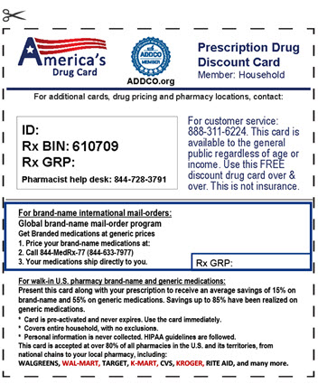America's Drug Card - Discount Prescription Drug Card
